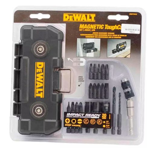 Jogo de Pontas para Parafusar Alto Impacto 20 peças Dewalt DWMTCIR20
