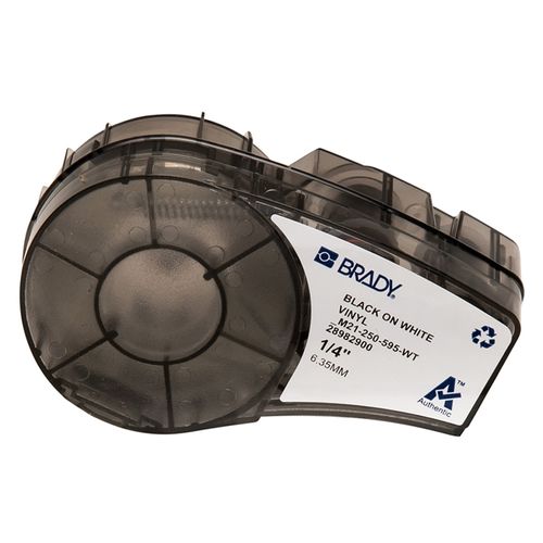 Etiqueta Vinil Branca 6,35mmx6,4m Brady M21-250-595-WT