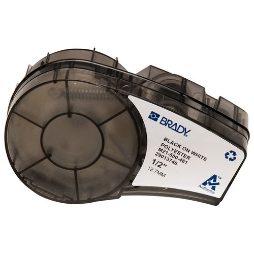 Etiqueta Poliéster Autolaminável Branca 12,7mmx6,4m Brady M21-500-461
