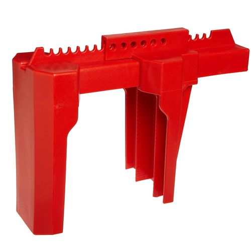 Bloqueio Grande Para Válvulas Esféricas Vermelho Brady BS08A