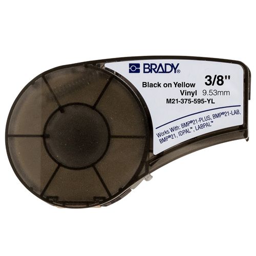 Etiqueta Vinil Amarela 9,53mmx6,4m Brady M21-375-595-YL