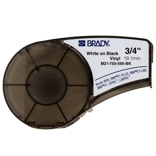 Etiqueta Vinil Preta 19,05mmx6,4m Brady M21-750-595-BK