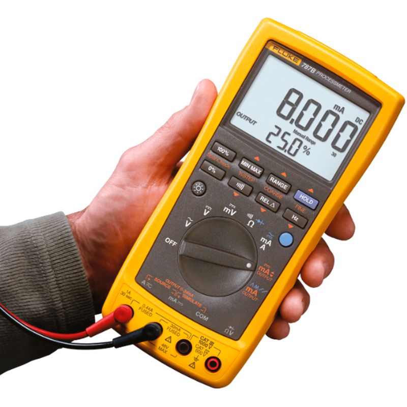 Multimetro-Digital-T-Rms-ProcessMeter-CAT-IV-600V--CAT-III-1000V-Fluke-787B-ANT-Ferramentas