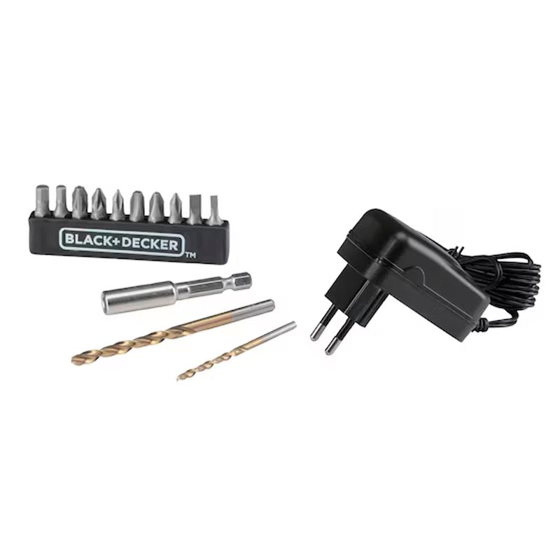 Parafusadeira--Furadeira-38-12V---13-Pecas-Black--Decker-LD12S-BR-ANT-Ferramentas