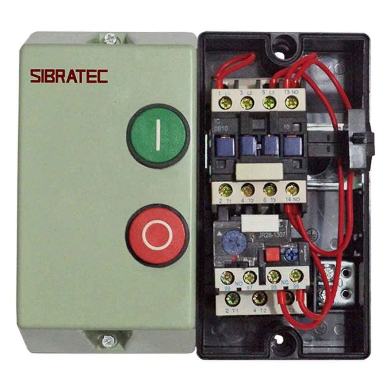 Chave-De-Partida-Direta-Monofasica-075-1hp-E-Trifasica-2hp-e-4hp-Para-Compressor-QCX2-124-Sibratec-011786-ANT-Ferramentas