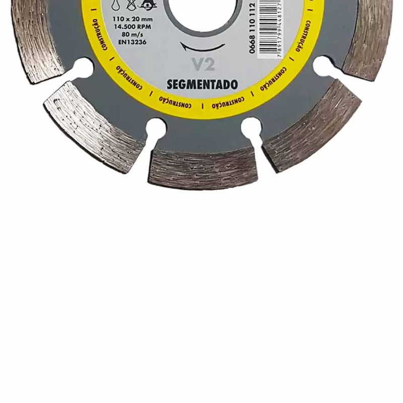 DiscoDeCorteDiamantadoWMaxSegmentado110mm12PecasWurth066811011212ANTFerramentas