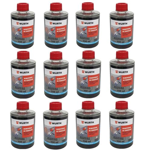 Removedor De Ferrugem 250ml 12 Peças Wurth 0890130251-12