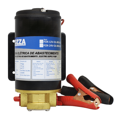 Bomba de Abastecimento Elétrica 40A 12V Bozza FOX-12V-OL-B03-G2