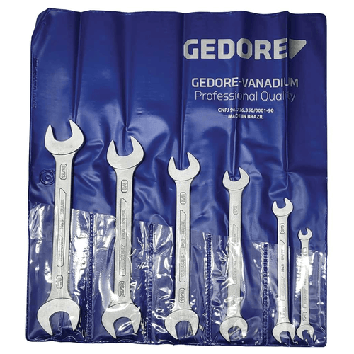 Jogo de Chave Fixa 1/4" a 7/8" Gedore 6 peças - 004652