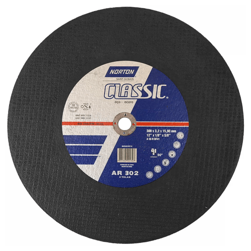 Disco de Corte Norton Classic 300x3,2x15,87 AR302