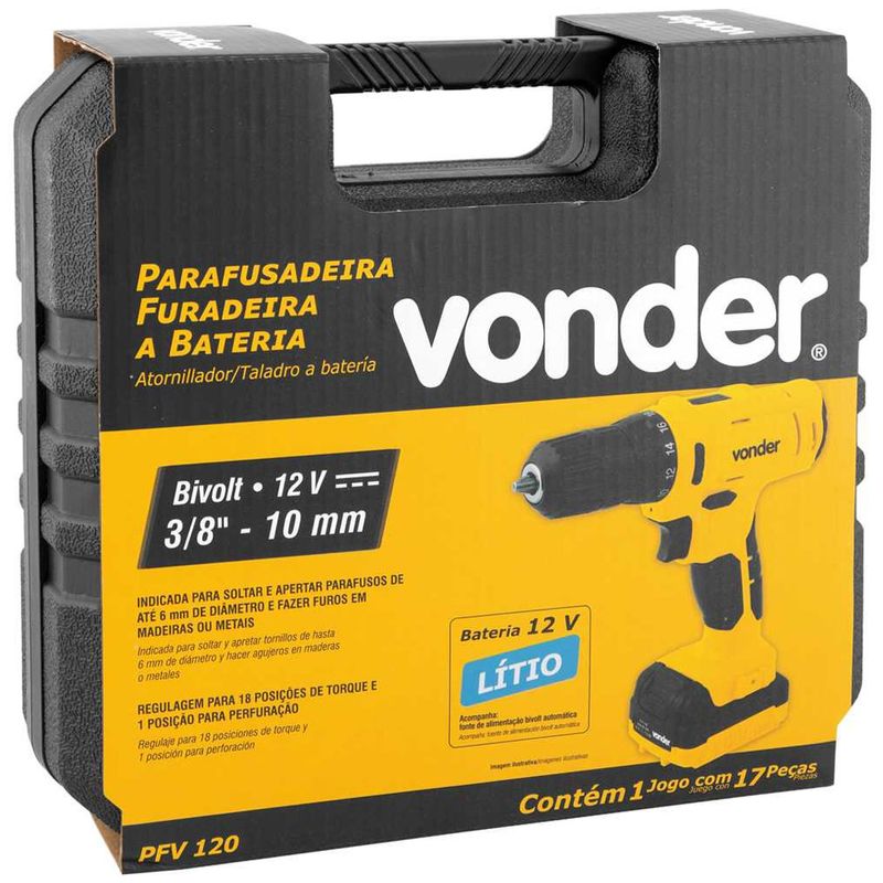 Parafusadeira-Furadeira-A-Bateria-12V-3-8--PFV120-Vonder-6001100120---ANT-Ferramentas