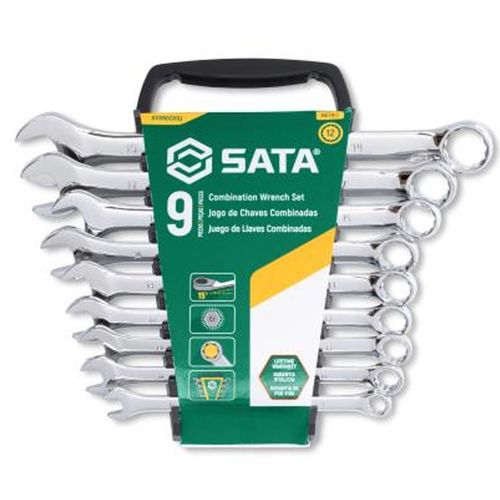 Jogo De Chave Combinada 8 a 19mm 9 Peças Sata ST09020SJ