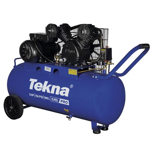 Compressor de Ar 3 HP 100K Tekna CP150100P-2