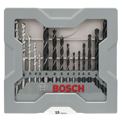 Jogo de Brocas para Madeira, Concreto e Metal 7 Pecas Bosch 2607017038-000