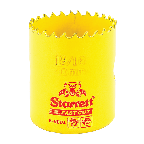 Serra Copo Bi-Metal passo constante 1.9/16'' - 40mm Starrett SH0196/FCH0196-G
