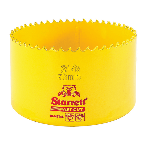 Serra Copo Bi-Metal passo constante 3.1/8'' - 79mm Starrett SH0318/FCH0318-G