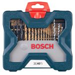 Jogo-De-Brocas-E-Bits-X-LINE-40-Pecas-Bosch-2607017512-000-ANT-Ferramentas