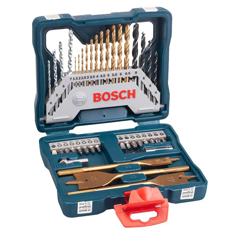 Jogo-De-Brocas-E-Bits-X-LINE-40-Pecas-Bosch-2607017512-000-ANT-Ferramentas