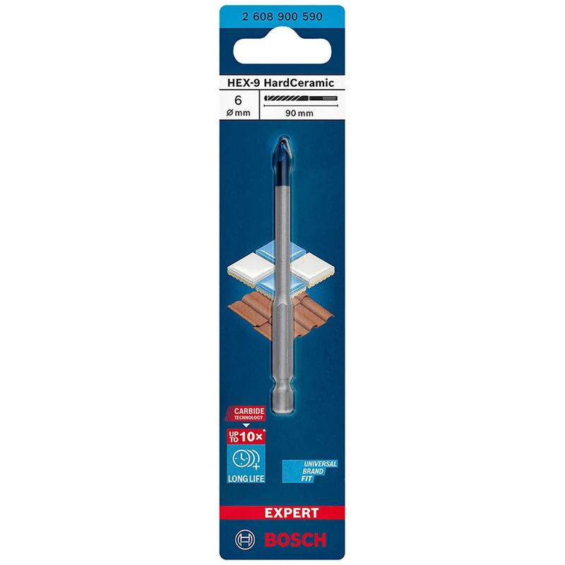 Broca-Para-Porcelanato-Hex-9-Hard-Ceramic-6x90mm-Bosch-2608900590-000-ANT-Ferramentas