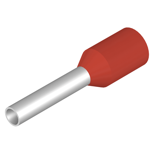 Terminal Ilhós Tubular H1,0-14D R SV Vermelho Weidmuller 9019420000