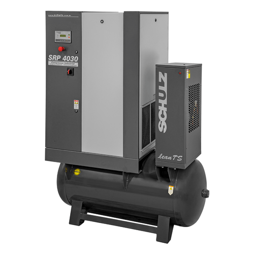 Compressor de Ar de Parafuso com Tratamento de Ar Integrado Lean TS Schulz SRP 4030
