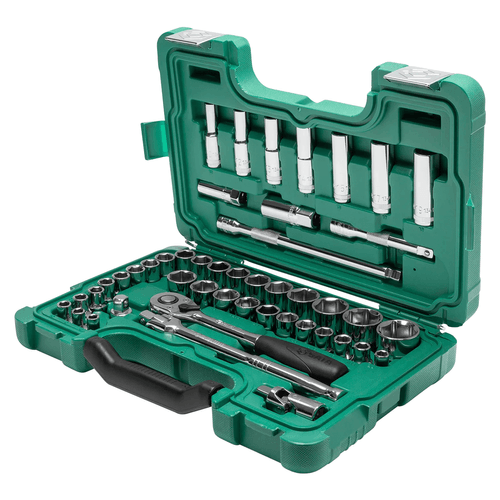 Jogo De Soquete Sextavado 1/2" 46 Peças Sata ST09006SJ