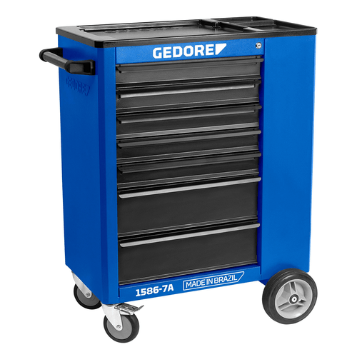 Carro para Ferramentas Azul com 7 Gavetas e 1 Porta Gedore 001567