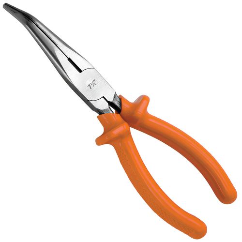 Alicate Meia Cana Longo Curvo 7.1/2" Sata ST72711G