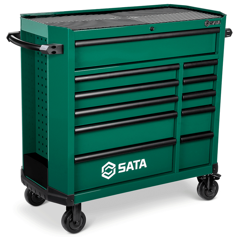carro-para-ferramentas-verde-com-11-gavetas-sata-st95114g