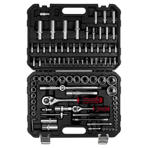 Jogo de Soquetes 1/4" + 1/2" 94 Peças Gedore Red 3300247
