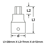 soquete-hexagonal-encaixe-1-4pol-4mm-gedore-013720-ant-ferramentas