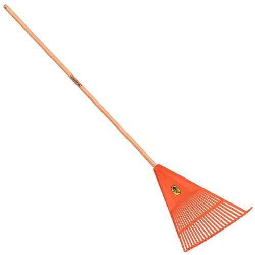 Vassoura De Jardim Com Cabo Em Madeira 120cm 22 Dentes Tramontina 77850721