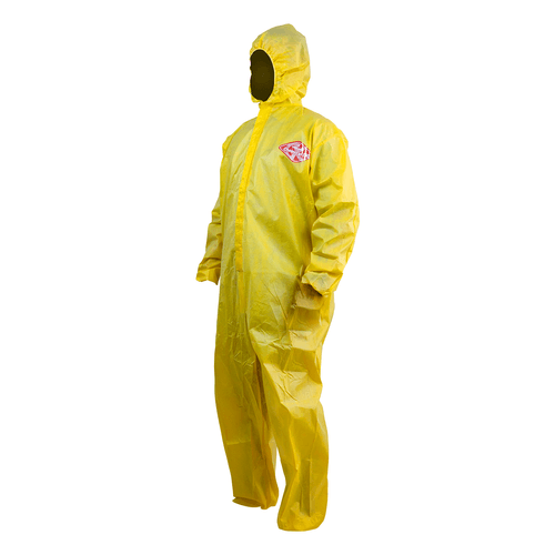 Macacão New Prot Chemical 130 Amarelo Argetex