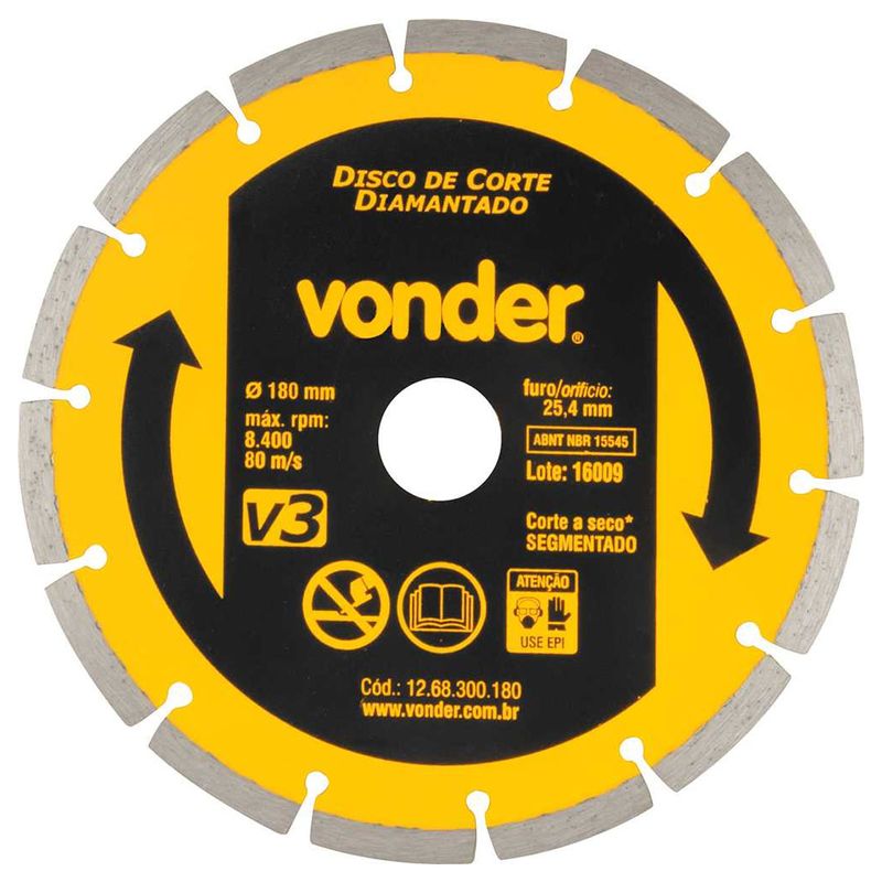Disco-De-Corte-Diamantado-Segmentado-180mm-Vonder-1268300180-ANT-Ferramentas