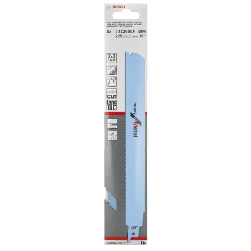 Jogo-De-Laminas-Para-Serra-Sabre-Bimetal-175mm-5-Pecas-Bosch-2608657395-000-ANT-Ferramentas