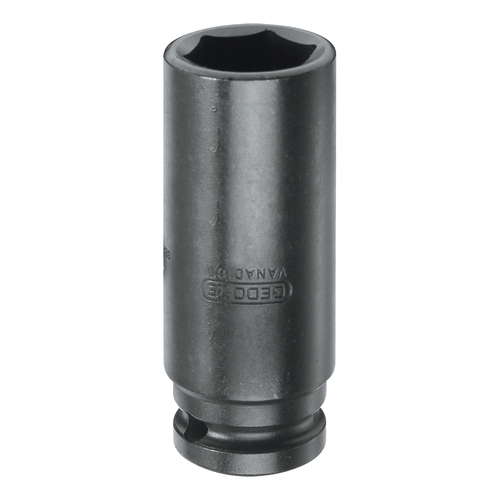 Soquete Sextavado Longo de Impacto 15mm Encaixe 1/2" Gedore 015909