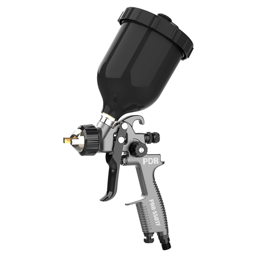 Pistola de Pintura HVLP 1,4mm Copo 600ml Preto PDR PRO-550TF