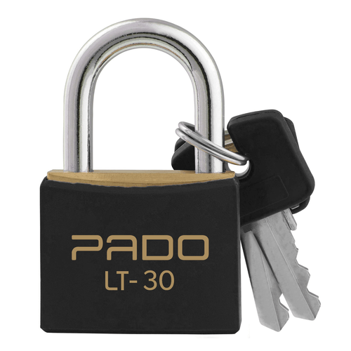 Cadeado de Latão 30mm Preto Pado LT-30