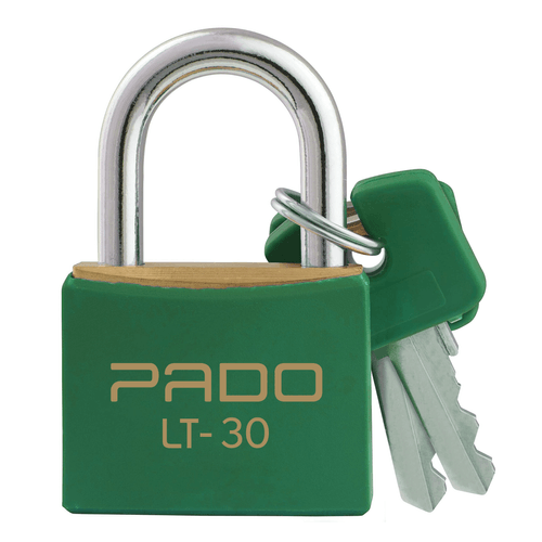 Cadeado de Latão 30mm Verde Pado LT-30