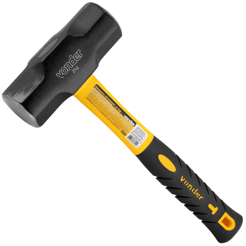 Marreta Oitavada 2Kg com Cabo de Fibra Vonder 3589004200