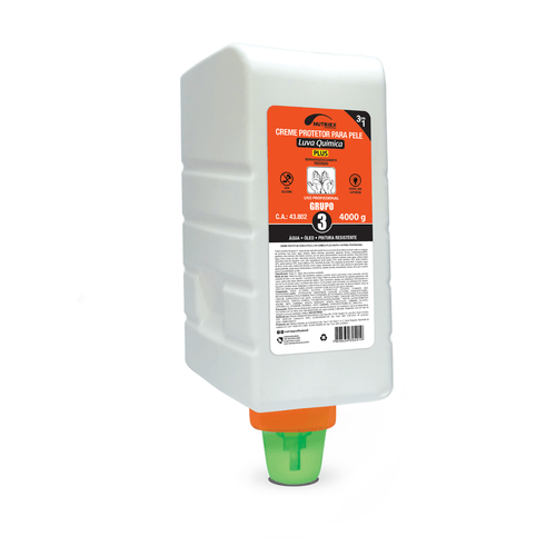 Creme protetor para a pele luva química plus Grupo 3 Nutriex refil 4000g 64907