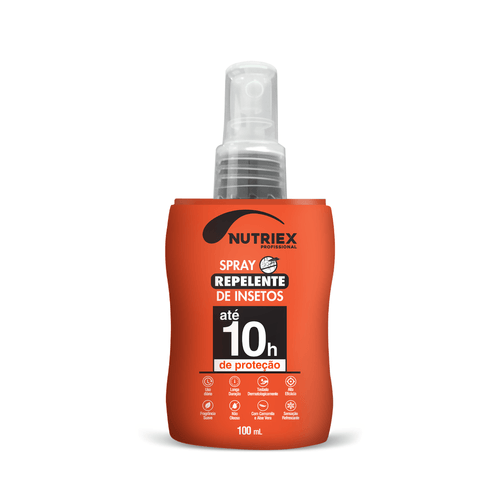 Repelente de insetos até 10horas Nutriex spray 100ml 63503