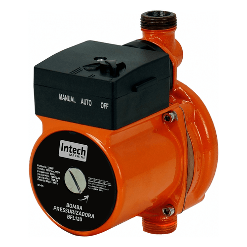 Bomba Pressurizadora 1 Ponto 120W Intech BFL120
