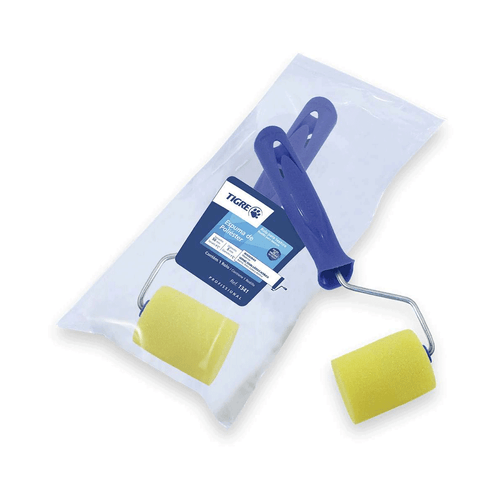 Rolo de espuma poliéster 5cm com suporte 1341-050 Tigre Pro 61341050