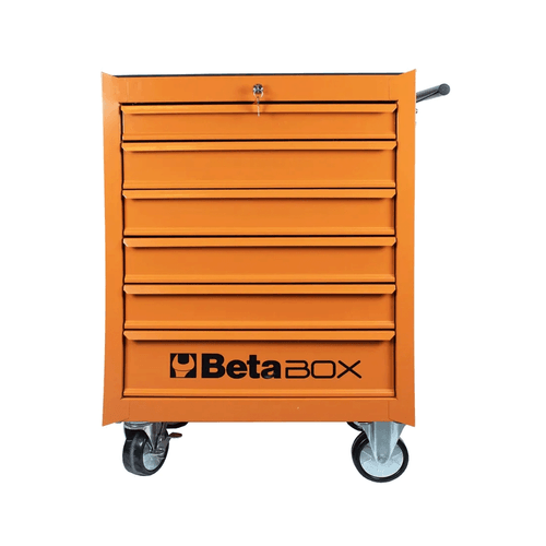 Carrinho para ferramentas com 6 gavetas CO4-Box laranja Beta 024002022