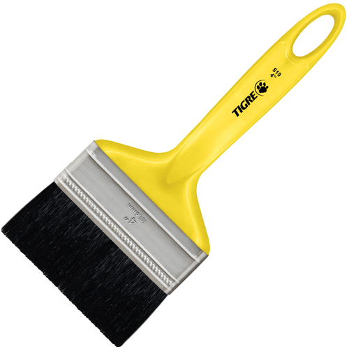 Pincel 4" Trincha Média Sintético Preto Tigre 60519016