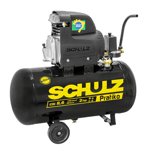 Compressor de Ar Pratiko CSI 8,6/50 2hp Schulz