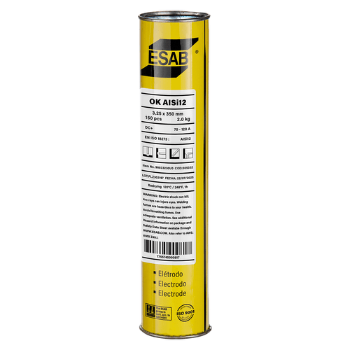 Eletrodos Revestidos Alumínio OK AlSi12 3,2mmmX350mm 2kg Esab 0742491