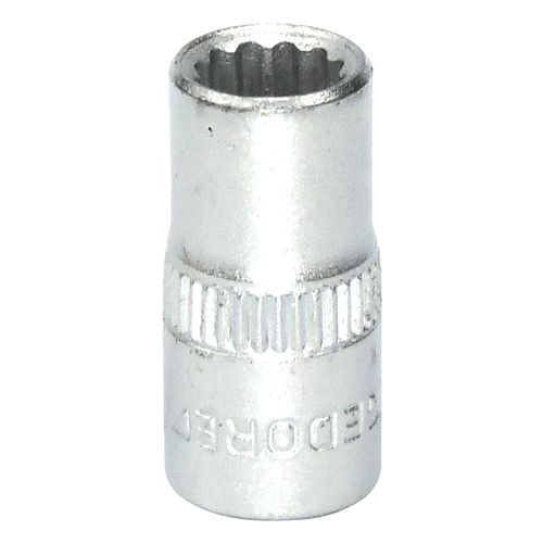 Soquete Estriado 7mm Encaixe 1/4" Gedore 013106