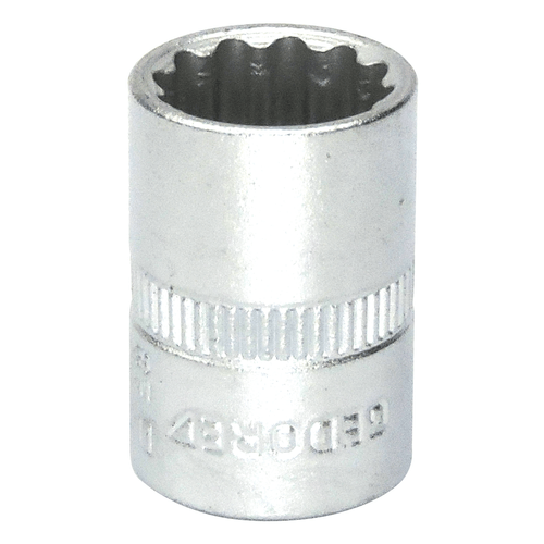Soquete Estriado 12mm Encaixe 1/4" Gedore 013111